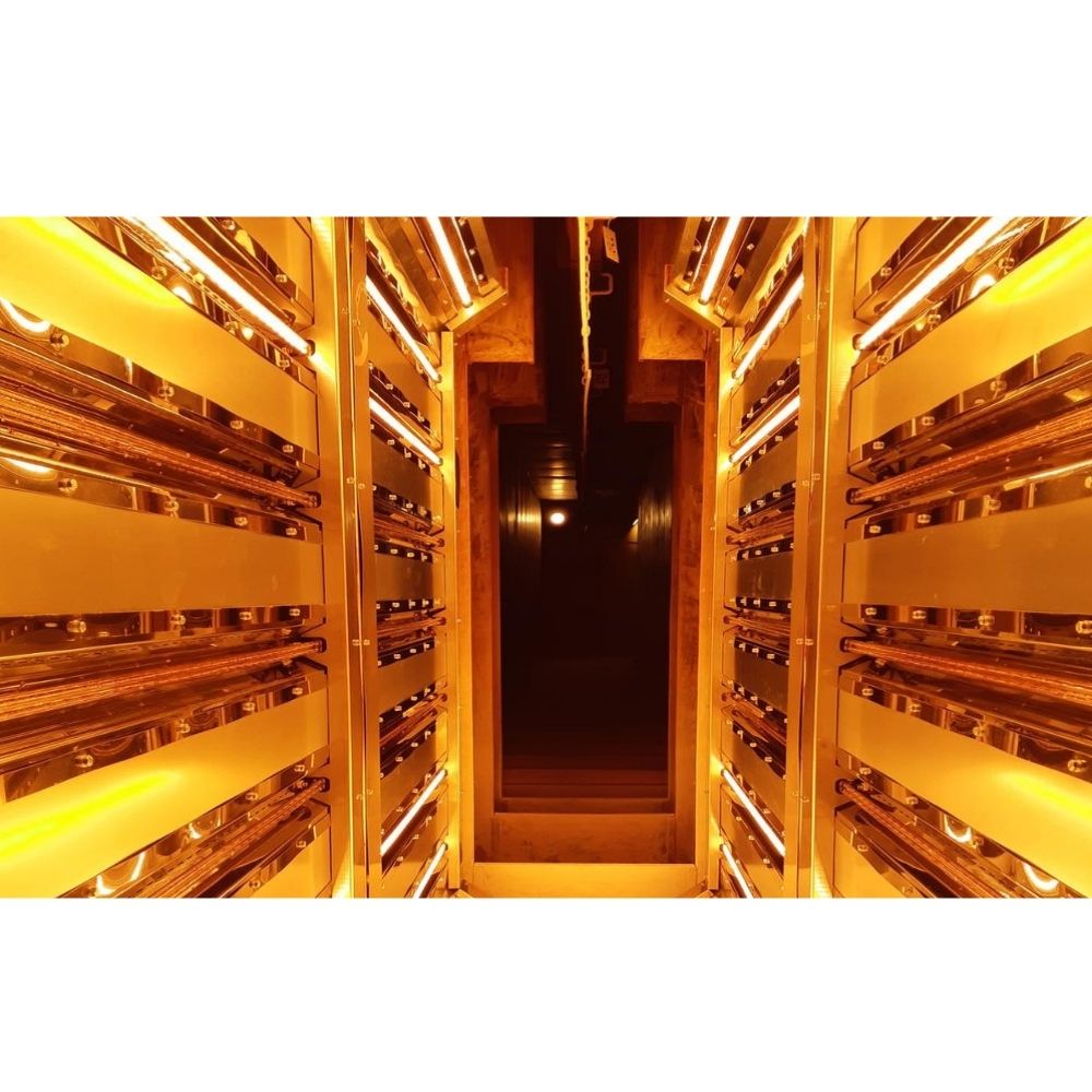 Электрический инфракрасный предварительный нагрев порошковой краски